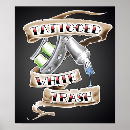 WhiteTrash Poster (Voorkant)