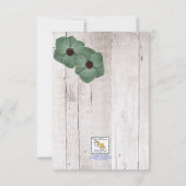 Whitewash Blue Baby shower Invitation (Dos)