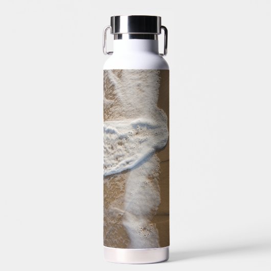 Whitewash op strand waterfles (Voorkant)