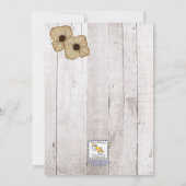 Whitewash Plum Sweet sixteen Invitation Anniversai (Dos)