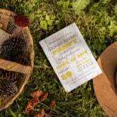 Whitewash Yellow Genre Reveillez Invitation