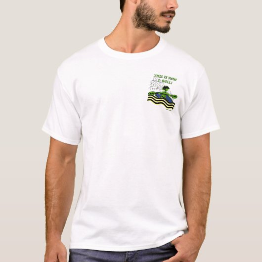 Whitewater Kayak Roll T-shirt (Voorkant)