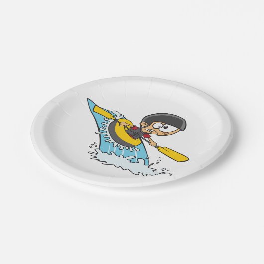 Whitewater Rafting Avontuur met Bang Jongen Papieren Bordje (Gekanteld)