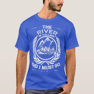 Whitewater Rafting Distress River Raft T-shirt