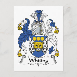 Whiting Family Crest Briefkaart