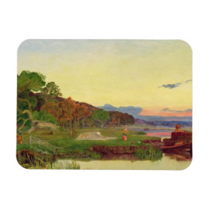Whitlingham, Norfolk, 1860 (olie op doek) Magneet