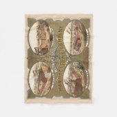 Whitman & Barnes Manufacturing Company. Fleece Deken (Voorkant)