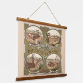 Whitman & Barnes Manufacturing Company. Hangend Wandkleed (Gebogen)