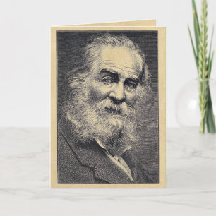 Whitman-citaat: "Om een Sailor van de wereld te zi Kaart