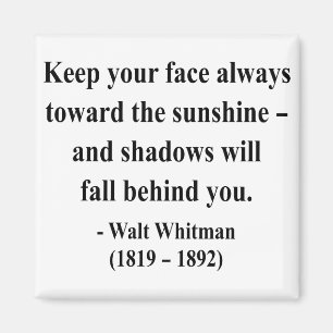 Whitman Quote 7a Magneet