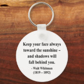 Whitman Quote 7a Sleutelhanger (Voorkant)