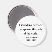 Whitman Quote 9a Magneet (Voorkant / Achterkant)