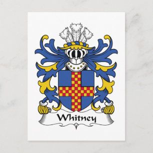 Whitney Family Crest Briefkaart