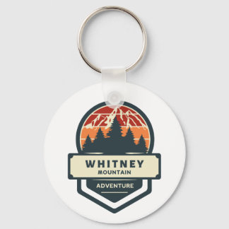 Whitney mountain peak climbing and hiking sleutelhanger