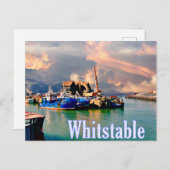Whitstable harbour briefkaart (Voorkant / Achterkant)