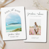 Whitsunday Island Australia Wedding Save the Date Kaart