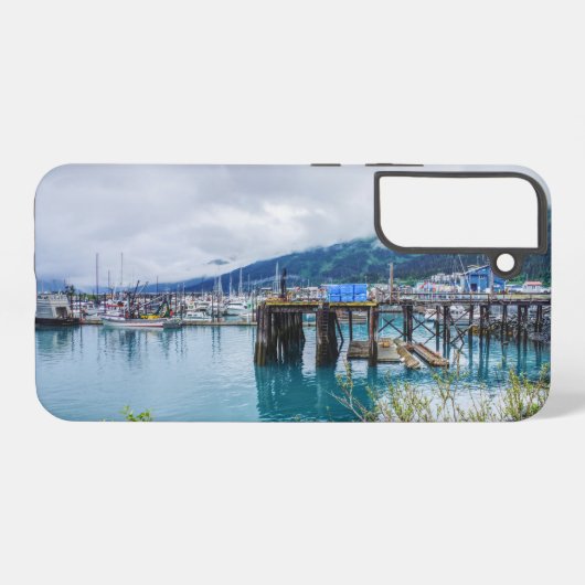 Whittier Alaska Harbour Samsung Galaxy Coque (Verso Horizontal)