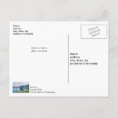 Whittier Alaska Haven spoedig beterschap ansichtka Briefkaart (Achterkant)