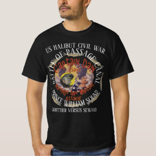 WHITTIER ALASKA HEILBOT OORLOG VERSUS SEWARD 1955- T-SHIRT