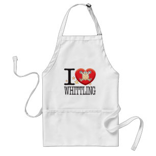 Whittling Love Man Standaard Schort