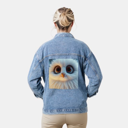 Whitty-Birdy-Schattig Denim Jacket (Model)