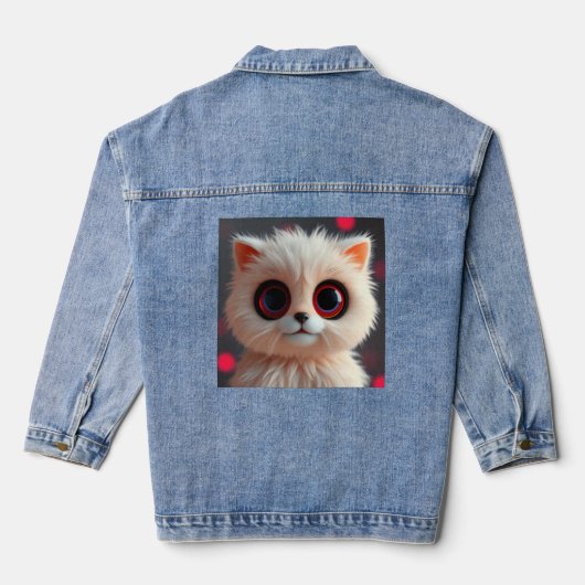 Whitty-Cat Denim Jacket (Achterkant)