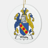 Whitty Family Crest Keramisch Ornament (Links)