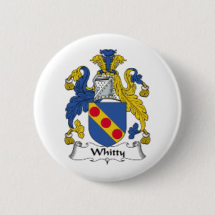 Whitty Family Crest Ronde Button 5,7 Cm