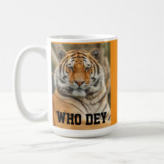 WHO DEY BENGAL TIGER COFFEE MUG (Gauche)