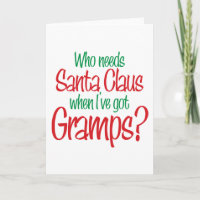 Who heeft Kerstman nodig wanneer ik Gramps heb