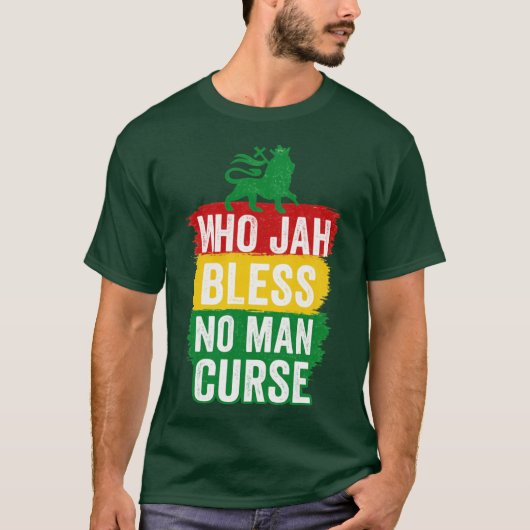 Who Jah please no man curse Premium T-shirt (Voorkant)