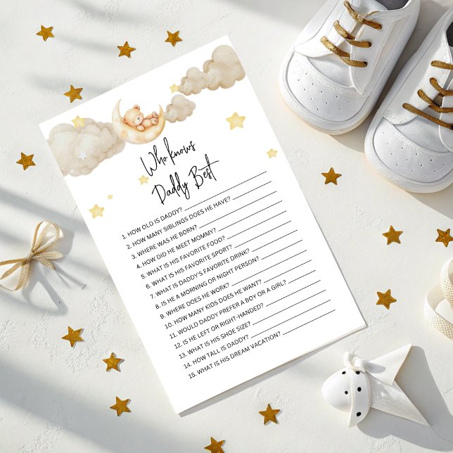 Who Knows Daddy Best baby shower Game  (Creator heeft geüpload)