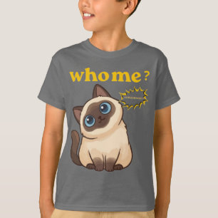 Who, Me? I Was Hungry – Funny Cute Cat T-Shirt