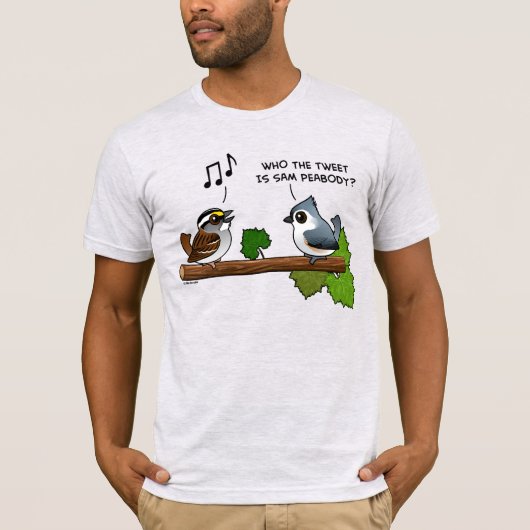 Who the Tweet? T-shirt (Voorkant)