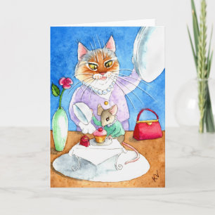 Who van dames de kaart of de uitnodiging van de