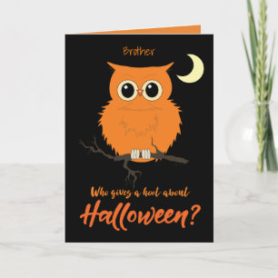 Who van Halloween van de broer geeft een Humor van Kaart