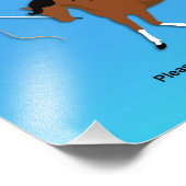 WHOA Horse Barn Sign Foto Afdruk (Hoek)