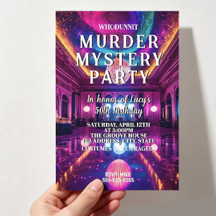 whodunit-moordmysterie Moord op de dansvloer Kaart