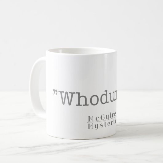 "Whodunit ?" Tasse de café (Devant gauche)