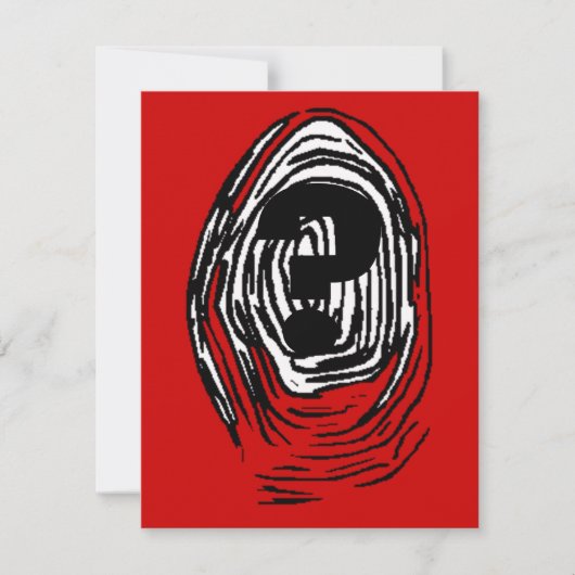 Whodunnit Mystery Party Fingerprint Invitation Kaart (Voorkant)