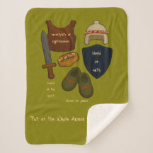 Whole Armor Sherpa Yarn Look Baby Dekentje