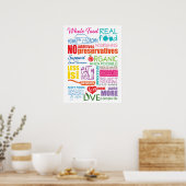 Whole Food Manifesto Poster (Keuken)