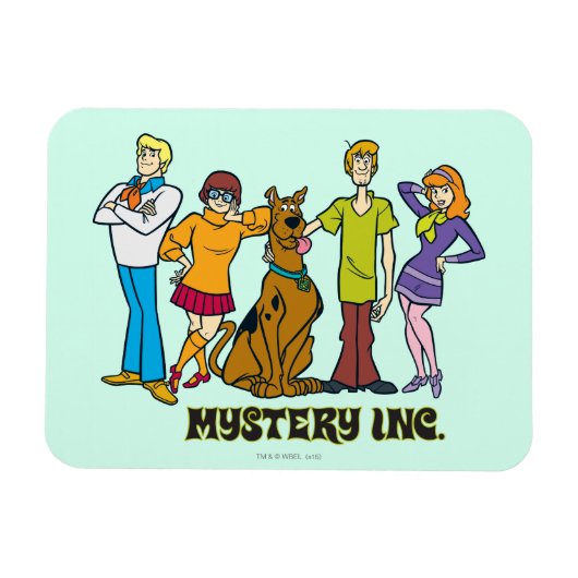 Whole Gang 12 Mystery Inc. Magneet (Horizontaal)