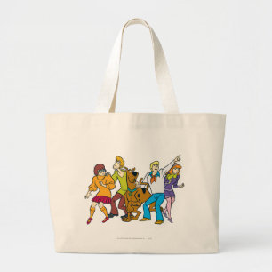 Whole Gang 13 Mystery Inc. Grote Tote Bag