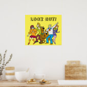 Whole Gang 13 Mystery Inc. Poster (Keuken)