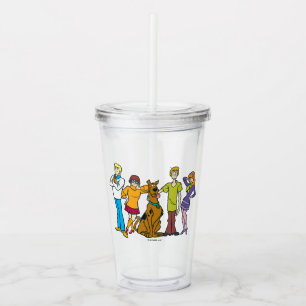 Whole Gang 14 Mystery Inc. Acryl Drinkbeker