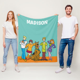 Whole Gang 14 Mystery Inc Fleece Deken