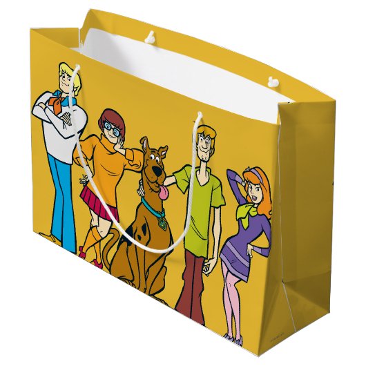 Whole Gang 14 Mystery Inc Large Cadeauzakje (Achterkant Gekanteld)