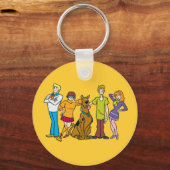 Whole Gang 14 Mystery Inc Sleutelhanger (Voorkant)