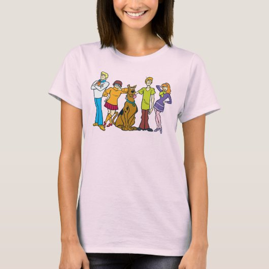 Whole Gang 14 Mystery Inc T-shirt (Voorkant)